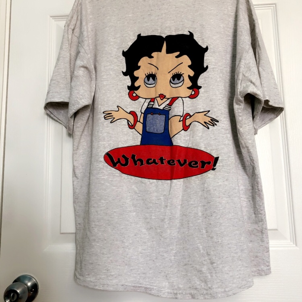Betty Boop Gray Tee Y2K